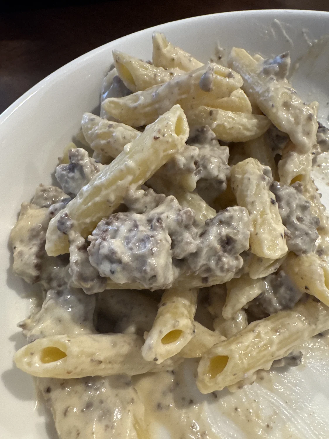 Hamburger Stroganoff - Recipe photo