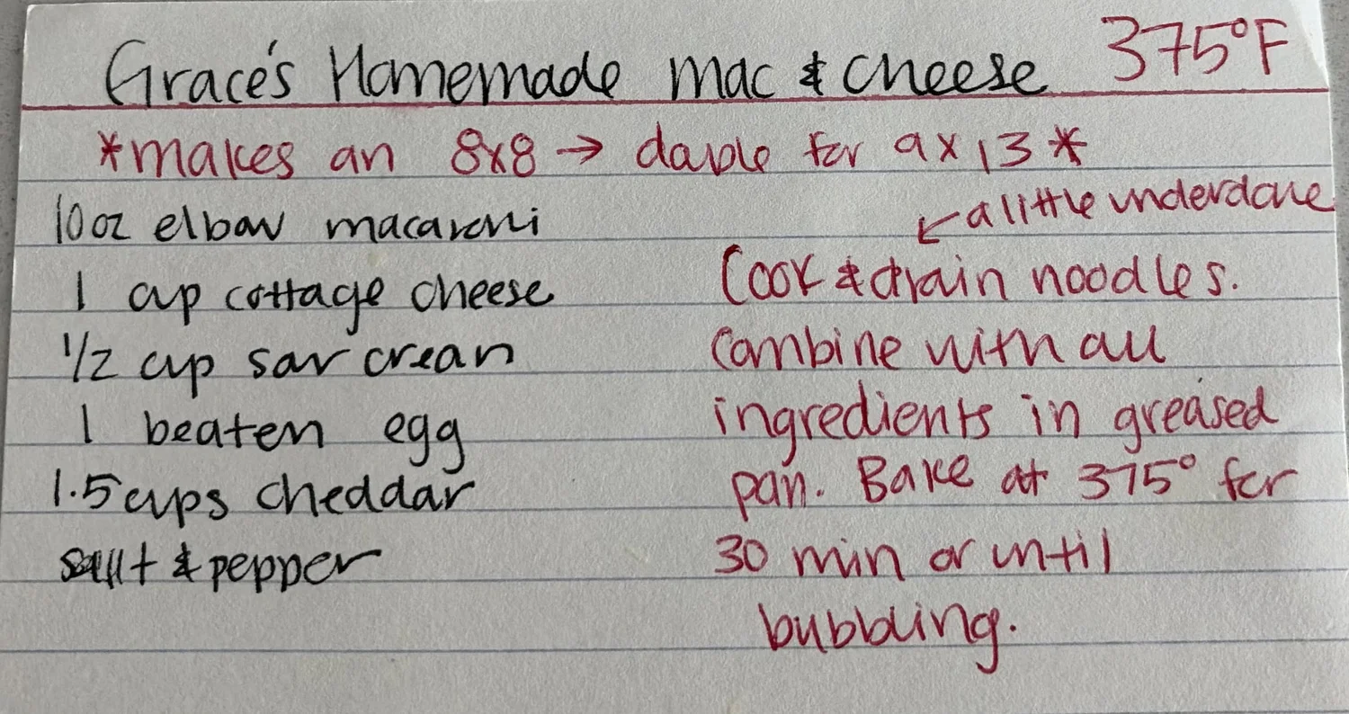 Grace's Homemade Mac & Cheese - Recipe photo